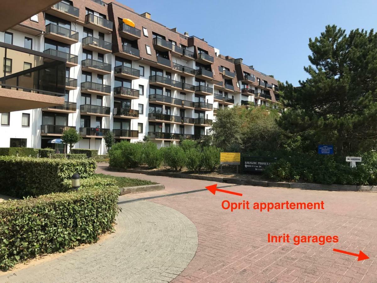 Appartement voor 6 personen in Koksijde met zeezicht Buitenkant foto